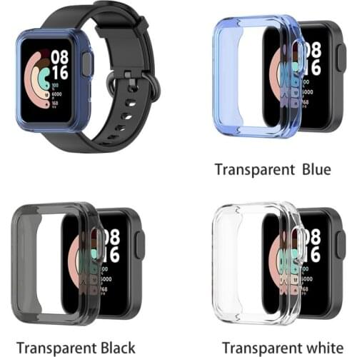 TPU Soft Protective Case Cover For Mi Watch Lite Watch Fit Case Full Screen Protector Shell Bumper Plated Cases For Mi Watch