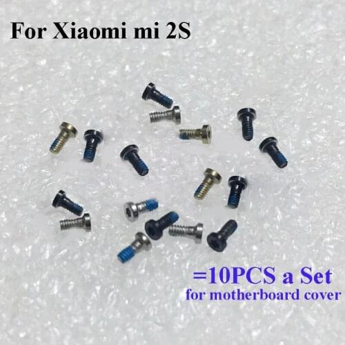 10PCS a set Screw For Xiaomi Mi 2s Mi2s mainboard motherboard Cover Screws Repair Parts For Xiao mi Mi 2 s Mi2 s