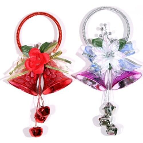 2pcs/lot NEW Christmas bells hanging Christmas tree ornaments Christmas decorations Supplies Childrens Gifts