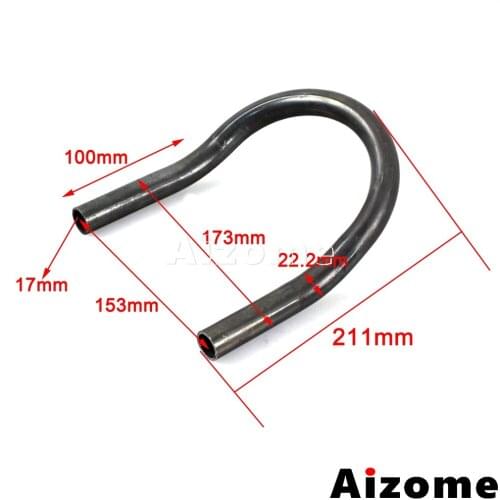 6" Wide Cafe Racer Upswept Rear Seat Frame Hoop 7/8" Tracker End Loop For Honda Yamaha Suzuki CB GS XS 500 550 650 750 850 1100