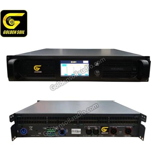 PLM 10000Q DSP Amplifier 2U 4 Channel Class H Audio amplifier FP10000Q Power Amplifier Pa System