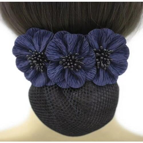 Professional Nurse Headdress Net Net Stewardess Hair Accessories Hotel Hair Net Korean Bow Hair Accessories Lady Hair Clip