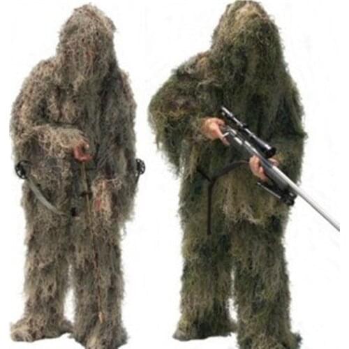 Sniper Camouflage Suit Hunting Ghillie Suit Secretive Hunting Clothes Invisibility Army Airsoft Shooting Military Uniform