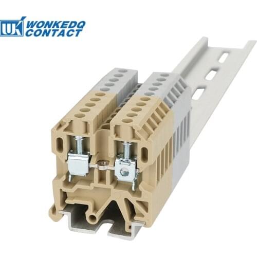 10Pcs SAK-4EN Weidmuller Connector Screw Connection Din Rail Terminal Blocks SAK4EN