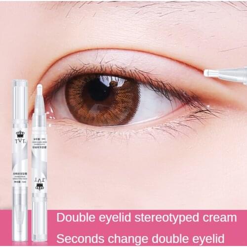 Double Eyelid Durable Waterproof Eyelid Cream,Natural Traceless Invisible Large Eye, stereotyped cream.Discount for 2 and more