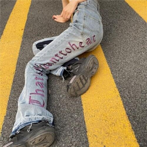 YOZOU Women's Jeans With Embroidery