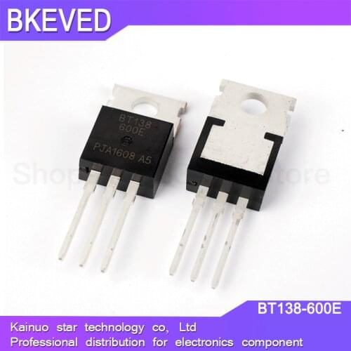10PCS BT138-600E TO220 BT138-600 TO-220 BT138 138-600E new and original IC