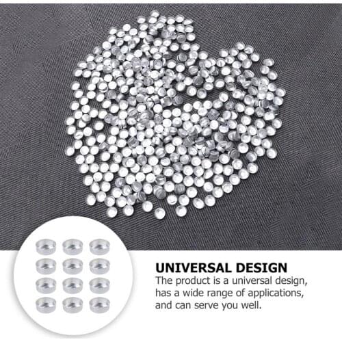 100/200/300/500pcs Practical Tea Light Tins Aluminum Empty Case Candle Making Containers Aluminum Tea Light Empty Container