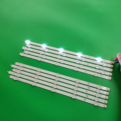 8set/80pcs For LG 42LN540 42LN5400 42LN5403 42LA620V 42LA6218 42LA621S LED Bars Backlight Strips Line Ruler