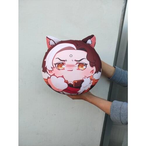 Anime Final Fantasy XIV Hades Crystal Exarch Cute Soft Plush Stuffed Toy Dolls Cartoon Throw Pillow Cushion Props Xmas Gifts