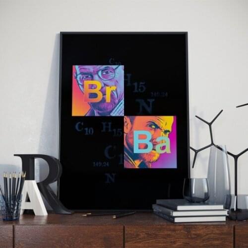 Asr Study Of Change - Breaking Bad-Satin Fabric Poster wall graphics gráficos de parede настенная графика