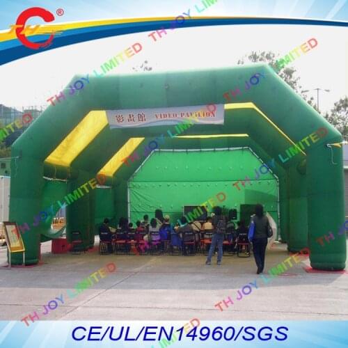 Free air shipping to door,10x7x5mH Outdoor Canopy Inflatable Arch event Tent cover,inflatable air roof Shelter