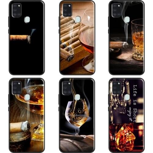 Smoking Cigar Case For Samsung A51 A71 A11 A31 A10 A20 S A30 A40 A50 A70 A21S A20e A12 A32 A52 A72 Cover