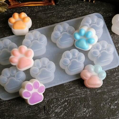 Cat Paw Candle Molds Silicone Molds Resin Soap Epoxy Mould Craft Aromatherapy Candle Making