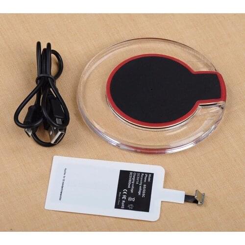 Qi Wireless Charging Kit Transmitter Charger For Samsung Note3 4 S3 S4 S5 Adapter Receiver Coil Type-C Micro USB kit for iPhone