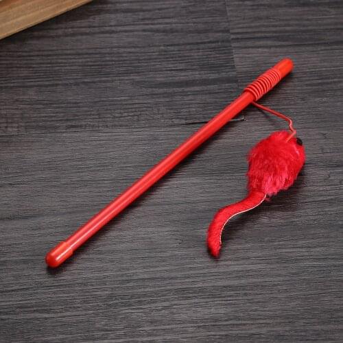 Hot Selling Pet Cat Toy Cute Design Mouse Teaser Wand Plastic Toy for Kitten Toys for Cats Kitten Pet Cat Tunnel Fat Cat Cute