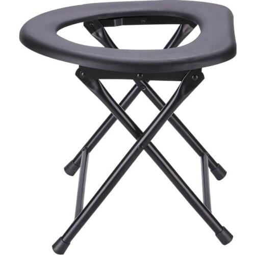 Best Portable Strengthened Foldable Toilet Chair Travel Camping Climbing Fishing Mate Chair Outdoor Activity Accessories WF1030
