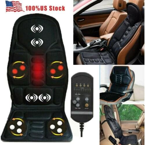 Massage Pillow With Car Home Easy Carry Neck Back Shoulder Waist Body Massager Gift Relief Pain EU US UK Plugs Car Accessories