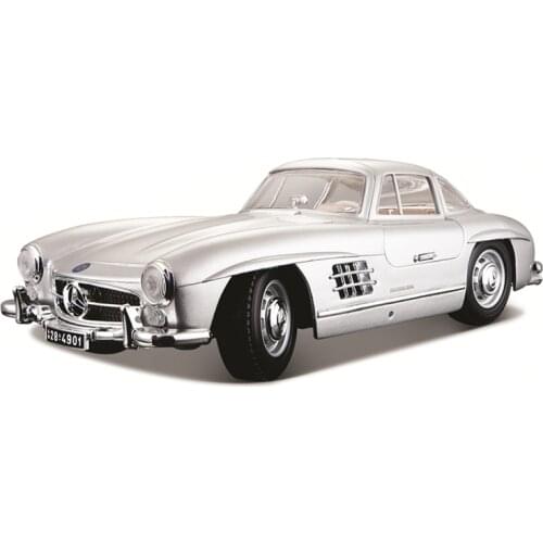 Bburago 1:18 Scale 1954 Mercedes-Benz 300 SL Alloy Luxury Vehicle Diecast Cars Model Toy Collection Gift