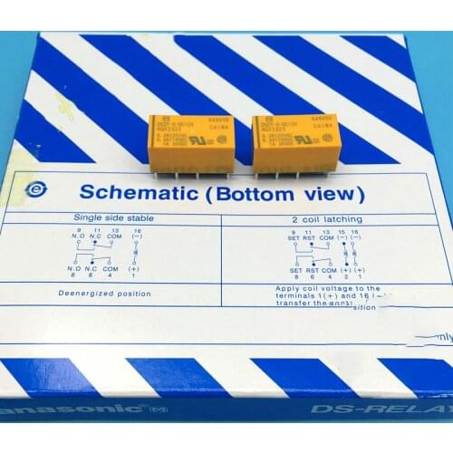 Original DS2Y-S-DC12V AGY2323 8pin DS2Y-S-12VDC 4078 relays