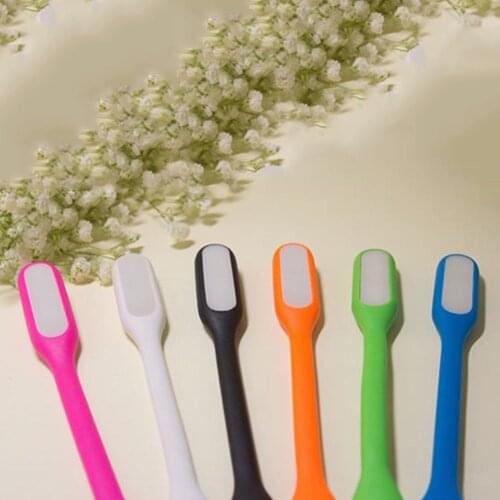 2pcs New Mini Portable USB LED Flexible Lamp Super Bright Book Light Reading Lamp For Power Bank Notebook Computer Desktop