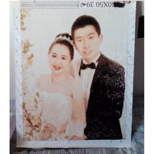 Sale Photo Custom Diamond Embroidery Full Drill Cross Stitch Picture of Rhinestone 5D DIY Diamond Mosaic Crafts Home Decor Gift