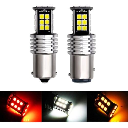 Car Interior Led Canbus No Error Lights S25 1156 1157 P21W/5W For Auto Turn Signal Lamps Brake Bulbs T20 7443 3157 W21/5W Diode