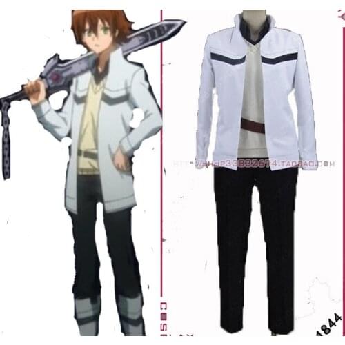 Akame ga Kill! Night Raid Tatsumi Cosplay Costume coat+top+pant