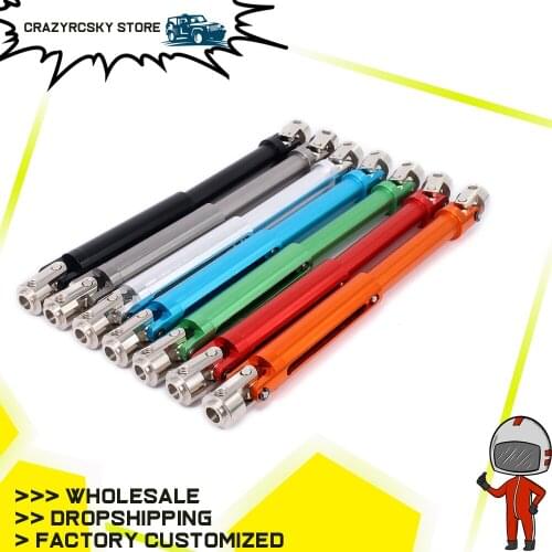 RCAWD 1PC 106-138mm Universal Driven Shaft Dogbone For Rc Hobby Model Car 1/10 Tamiya CC01 Upgraded Parts Crawler FJ CRUISER