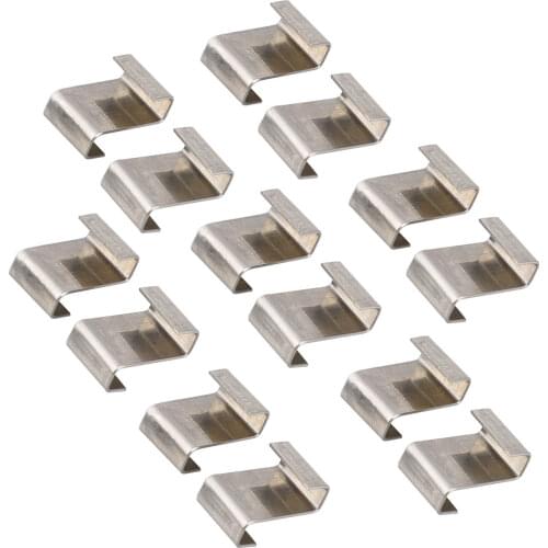 50Pcs Greenhouse Glazing Clips Stainless Steel Z-Wire Use Fittings Glazing Clips Glass Pane Fixing Clips Holding Clamps