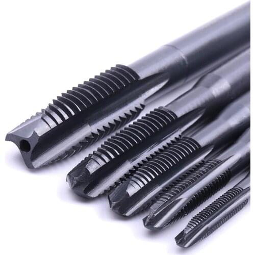 1pcs M8*1 HSS Nitride Coated Spiral Point Tap Plug Drill Bit Hand Tool