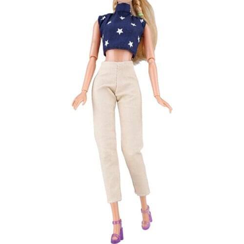 2021 New Summer Fashion Outfit Set for Barbie 11 Inches BJD FR SD Doll Dress Clothes Dollhouse Roll Play Accessories