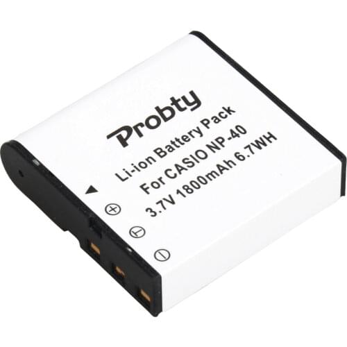 1Pc 1800mAh NP-40 CNP40 NP40 Digital Camera Battery for Casio EX-Z30/Z40/Z50/Z55/Z57/Z750 EX-P505/P600/P700 PM200 Battery