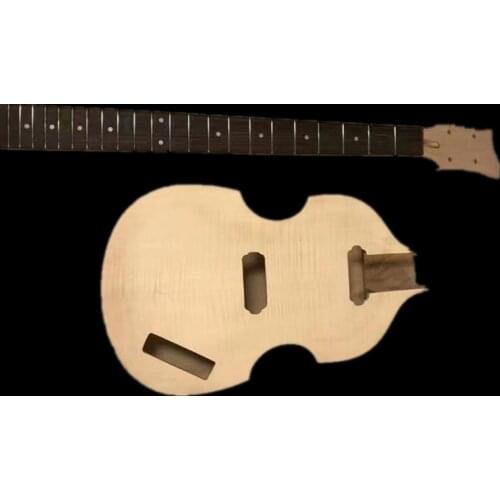 BBT 2 Dual-coil Pickups Unfinished DIY Electric Bass 2 volume controls