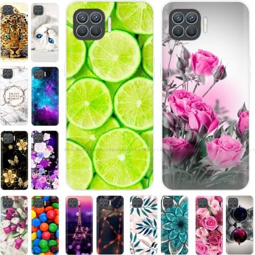 For OPPO Reno4 Lite Case Reno 4 Lite Bumper Silicone TPU Soft Phone Cover for OPPO Reno 4 Lite Reno4 4G Case Cartoon Funda Shell