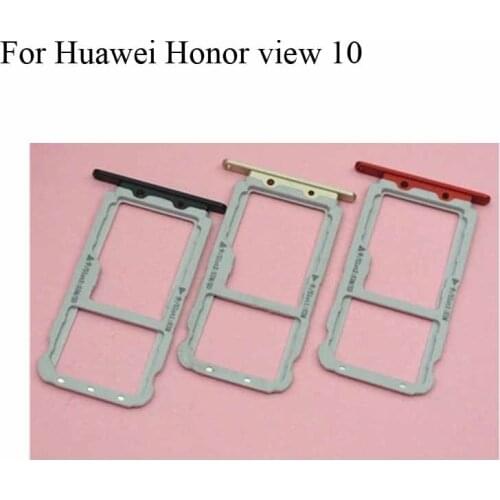 For Huawei Honor view10 view 10 New Original Sim Card Holder Tray Card Slot For Huawei Honor view 10 Sim Card Holder