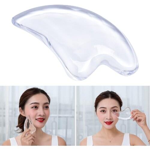 Crystal Scraping Board Face Lifting Tool Gua Sha Thin Face Beauty Massage Wrinkle Removal Guasha Hand Tool Facial Massager