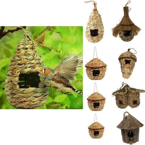 Ing Wildlife World Tall Roosting Nest Handmade Pocket Bird Garden Decor