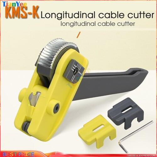 Red landscape Opening Knife Sheath vertical Slitter Fiber Optical Stripper KMS-K longitudinal cable cutter