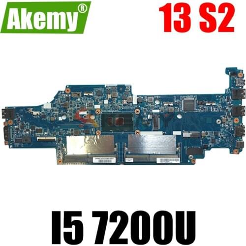 Akemy DA0PS8MB8G0 DA0PS9MB8E0 For Lenovo ThinkPad 13 S2 Notebook Motherboard CPU I5 7200U DDR4 100% Test Work