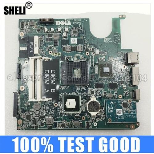 SHELI for Dell 1458 Laptop Notebook Motherboard with HD4530 Video CN-0JCW63 0JCW63 JCW63 Mainboard DDR3 100% Test Good Working