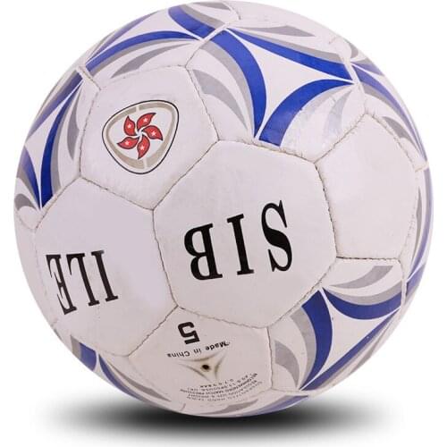 Factory wholesale high quality PU leather standard size 5 hand sewing soccer ball indoor and outdoor match training ball