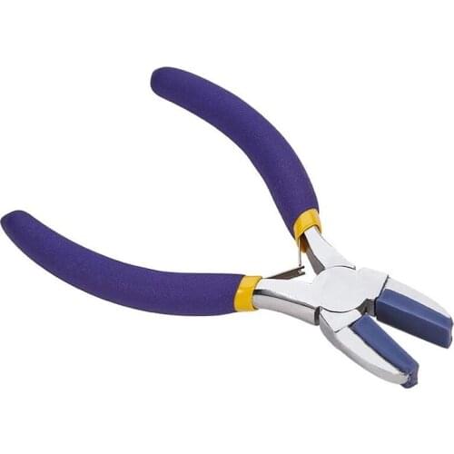 Jewelry Pliers Set Craft And Jewelry Tool Kit Purple Handle Wear Gill Plastic Head Pliers With Plastic Head