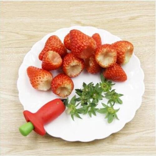 2018 New Fruit Easy Tailor Remover Strawberry Stem Leaves Kitchen Tools Hot 10