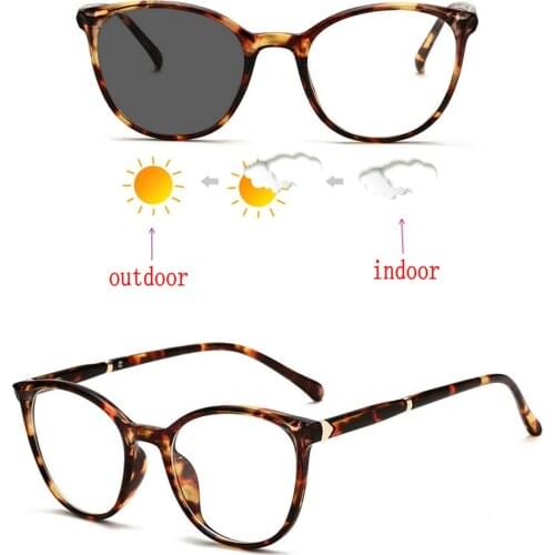 Cat Glasses Frame men women Finished Sun Photochromic Myopia Optical Eyeglass Frames and prescription lenses Myopia Eyewear NX