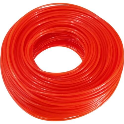 Orange 2.4mm x 90m Strimmer Brushcutter Trimmer Nylon Cord Line Long Round Roll Grass Trimmer Line