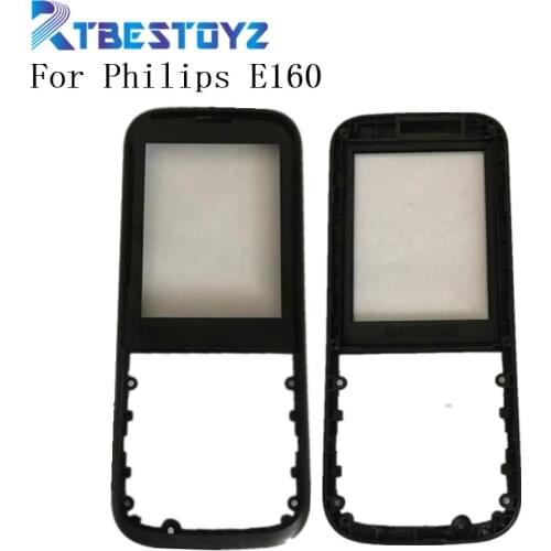 2.4" Front Glass Lens With Middle Frame For PHILIPS E160 Glass lens Housing Not Touch Screen
