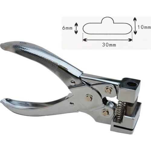 1PCS Good quality Punch paper plastic hand card airplane hole punch Pliers Hole Hand Held Steel T type punch Pliers