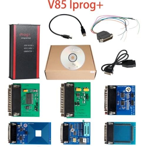 Newest V85 Iprog+ Iprog Pro Programmer Support IMMO + Mileage Correction + Airbag Reset Replace Carprog Digiprog III Tango