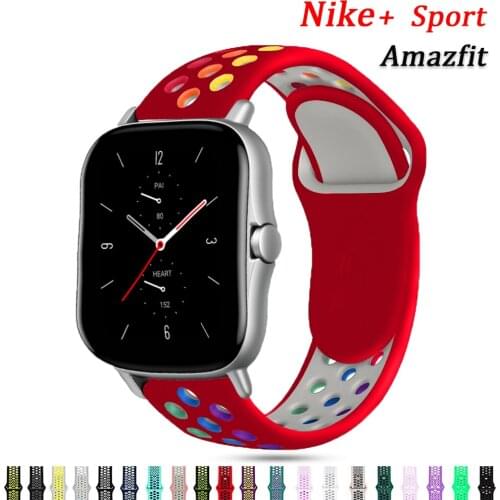 Bracelet For Amazfit GTS/2/2e/GTS 2 Mini/GTR 42mm/47mm/GTR2/2e/stratos 2/3 Sport smart watch band Amazfit bip/pace 20/22mm strap